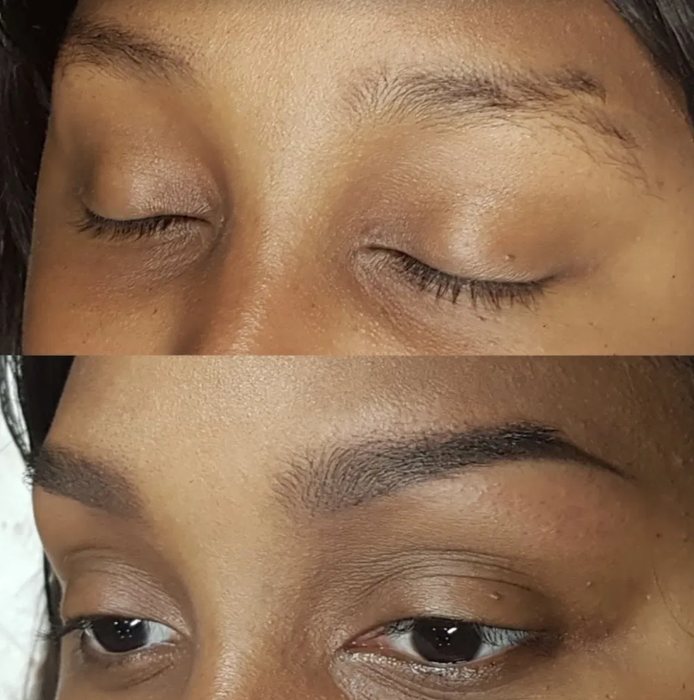 Microblading maquillage permanent Institut K by Maïmouna